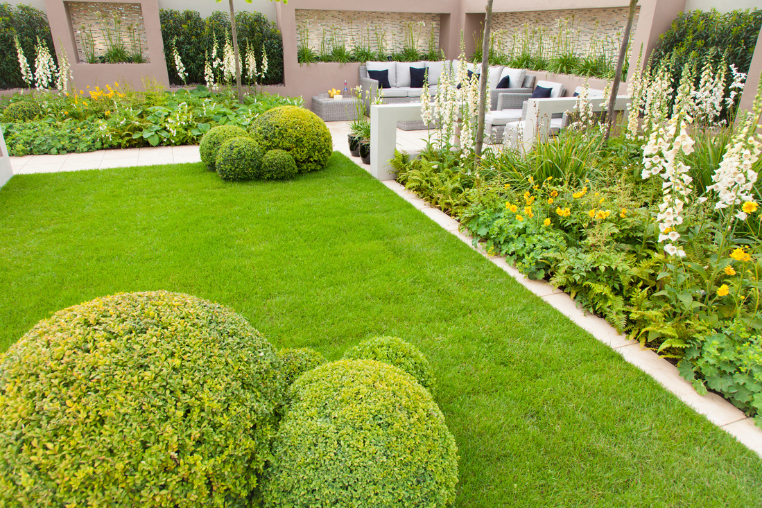 Landscaped garden